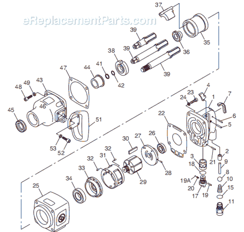 Page A Diagram and Parts List for CP7778-6 8941077786 Chicago Pneumatic Wrench